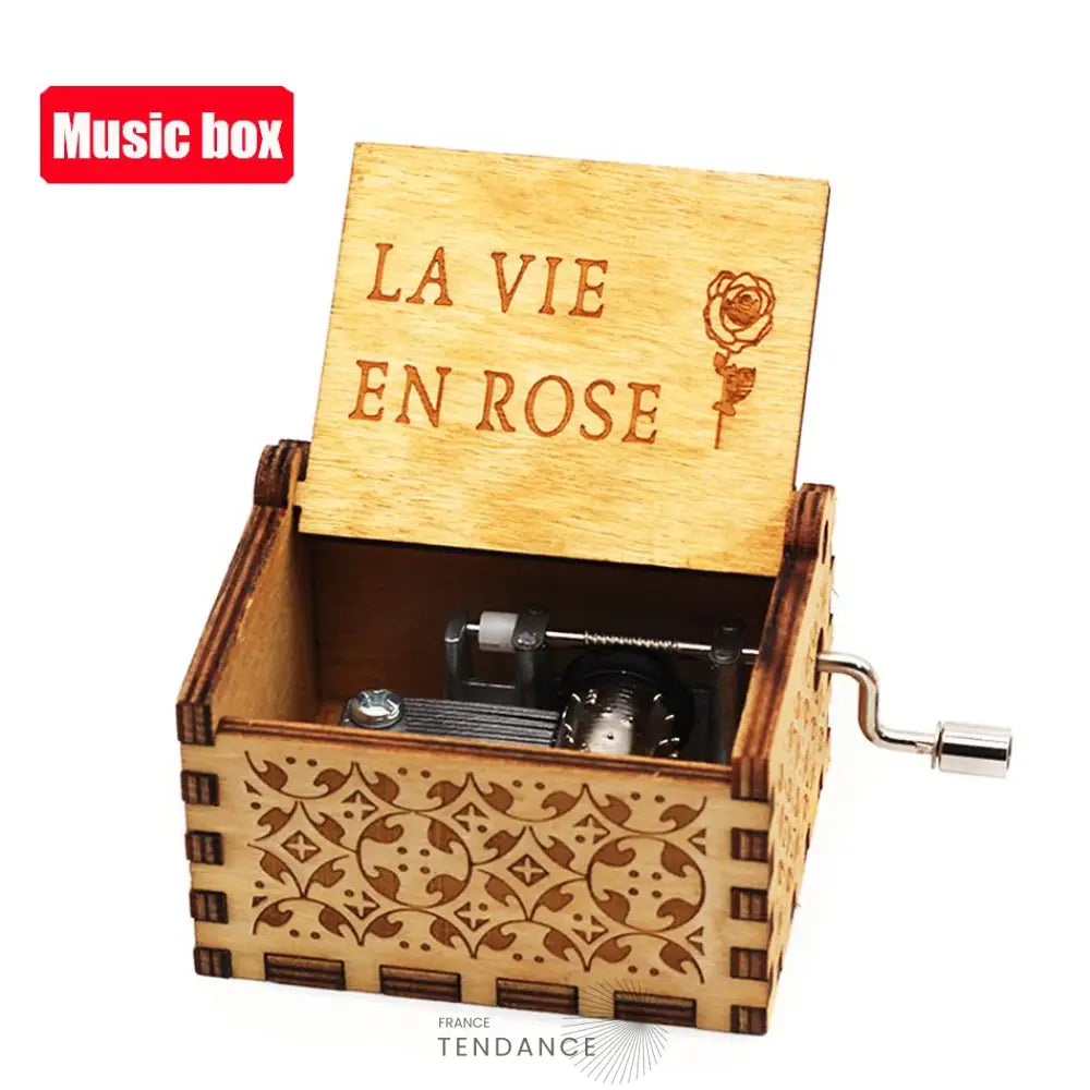 Boîtes à Musique En Bois Naturel | Cinéma Mangas Jeux Vidéos