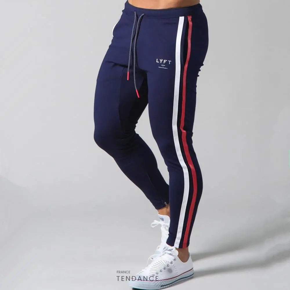 Jogging Slim à Bandes | France-Tendance