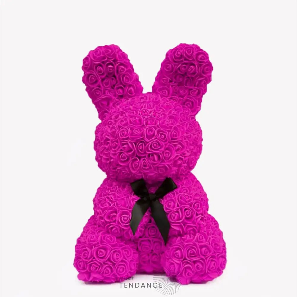 Lapin En Roses Fuchsia | France-Tendance