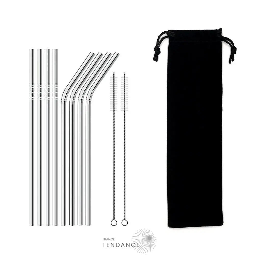 Pailles En Acier Inoxydable | France-Tendance