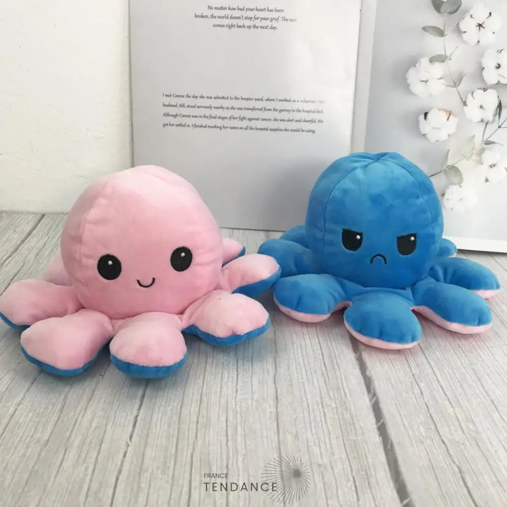 Peluche Pieuvre Réversible - Indicateur D’humeur |