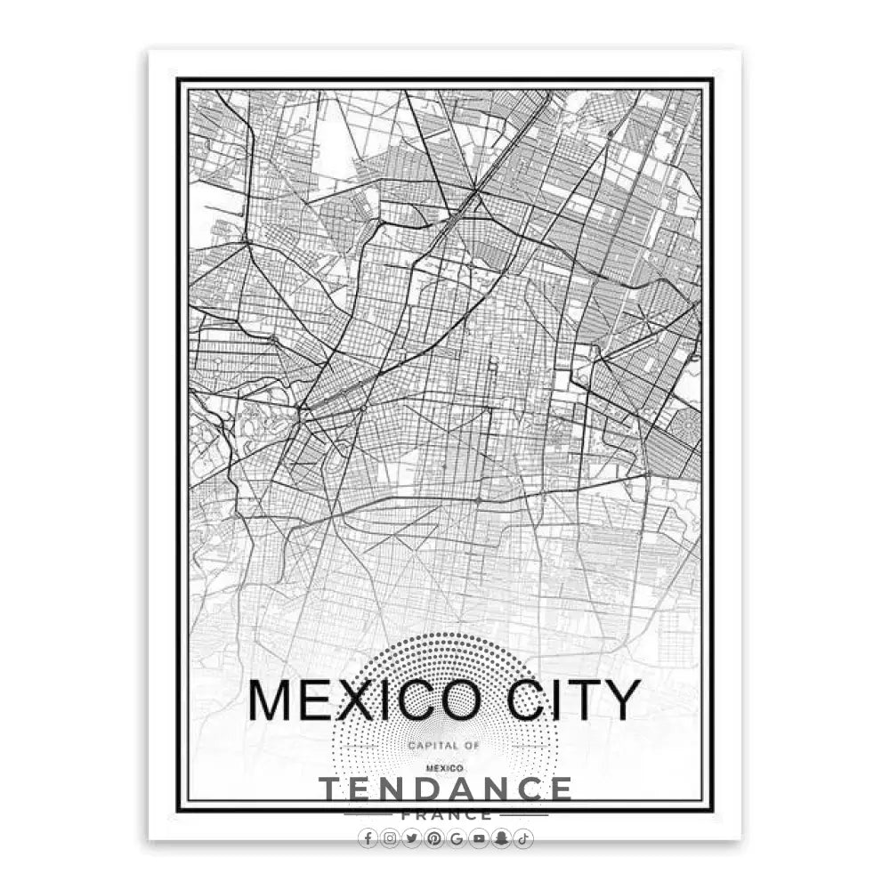 Affiche Holographique Mexico | France-Tendance