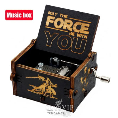 Boîtes à Musique En Bois Naturel | Cinéma Mangas Jeux Vidéos