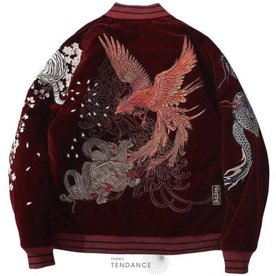 Bombers Brodé Phoenix | France-Tendance