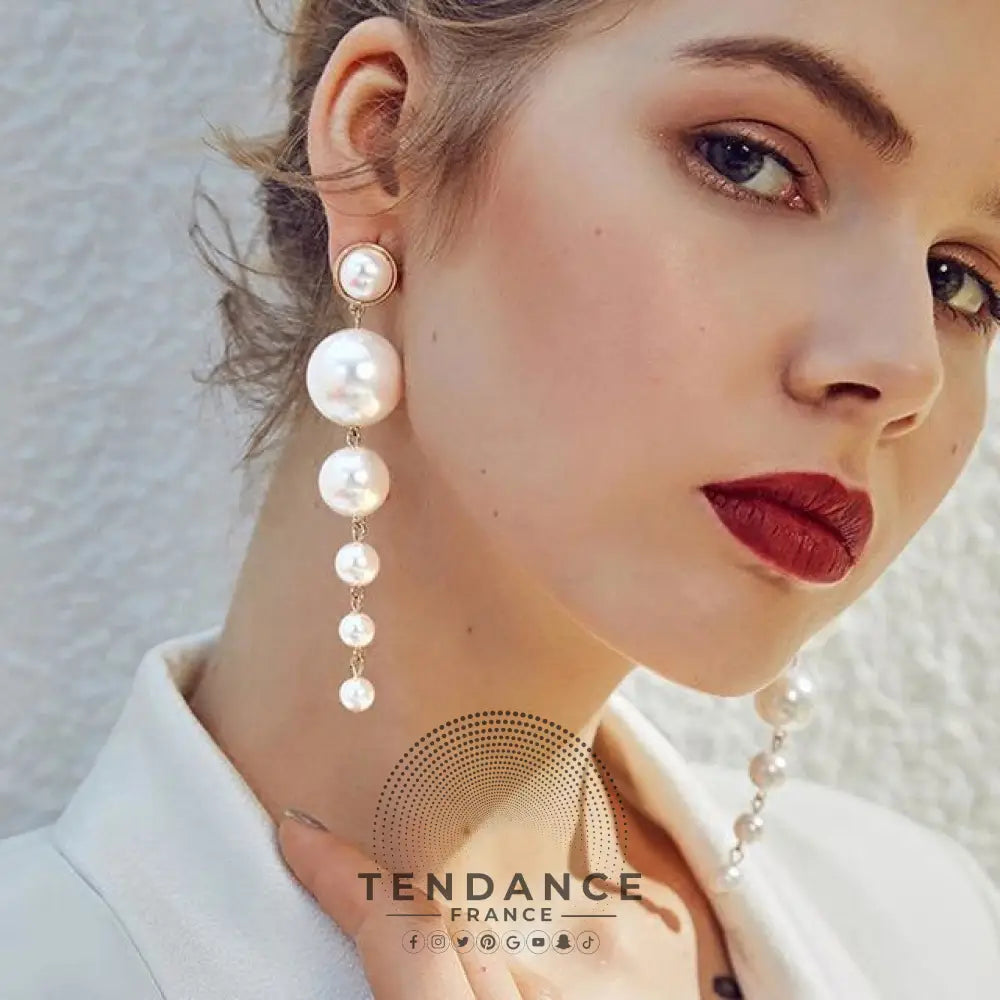 Boucles D’oreilles à Perles élégantes | France-Tendance