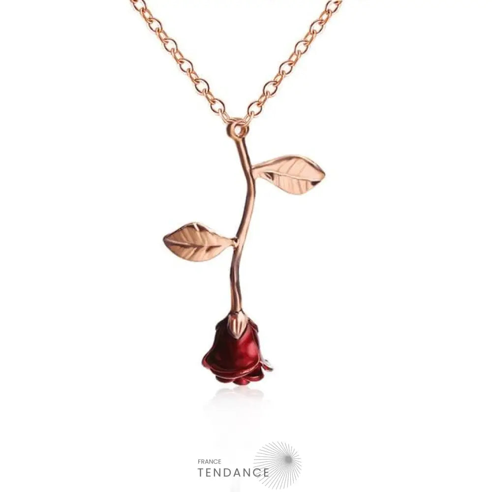 Collier Rose éternelle | France-Tendance