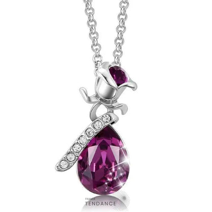 Collier Avec Rose éternelle | France-Tendance