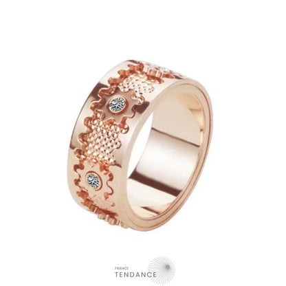 Eternity | Bague Rouages Du Temps (Edition Exclusive Pour Homme) Or Rose / 52 Bague Homme