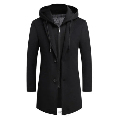 Manteau à Capuche Amovible | France-Tendance