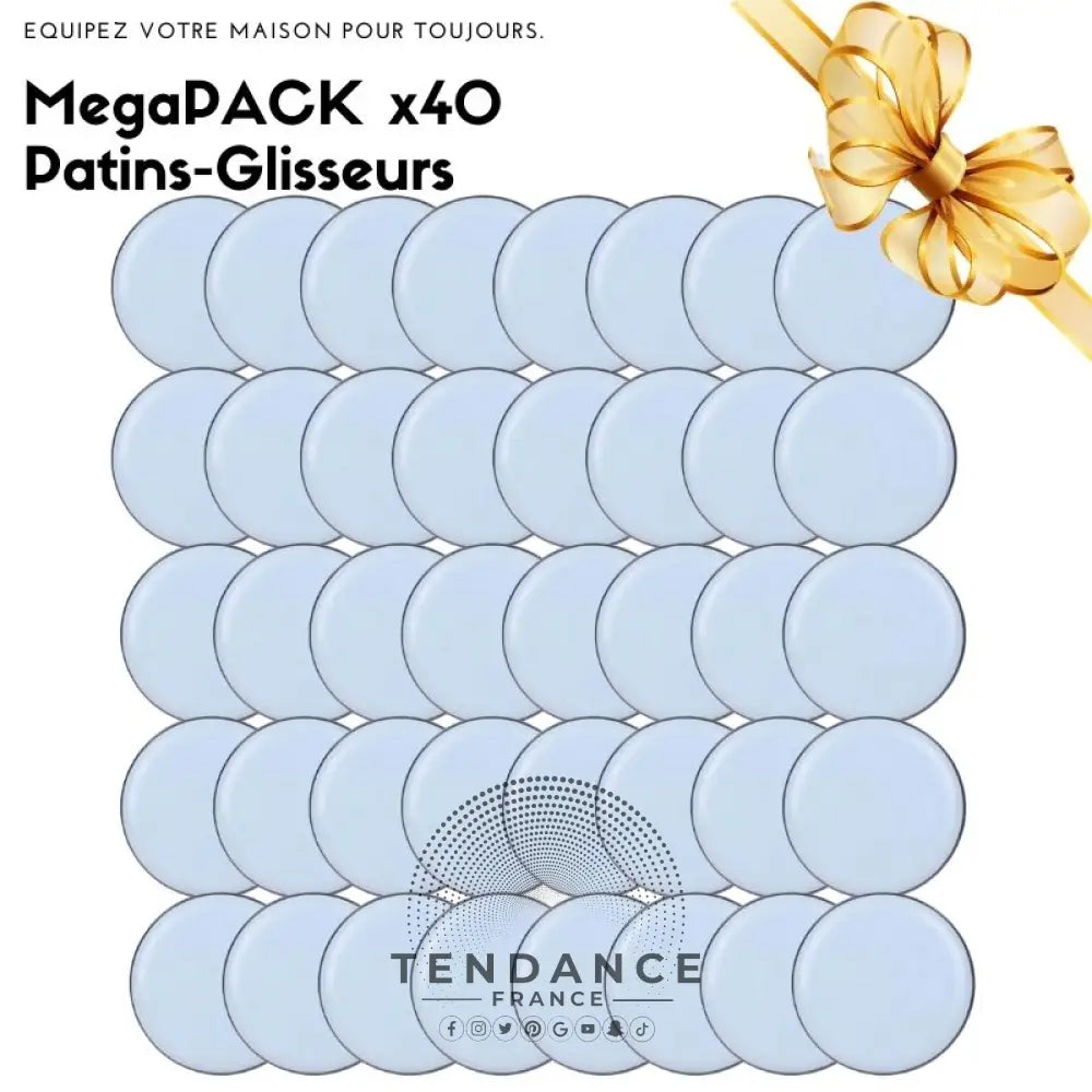 Megapack X40 Patins Glisseurs 3m™ Ronds | France-Tendance
