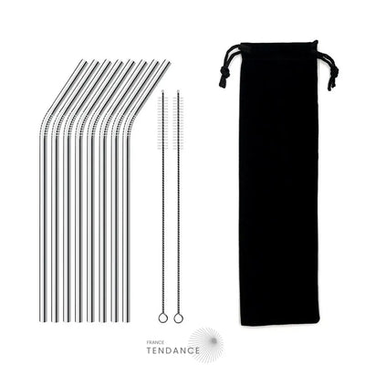Pailles En Acier Inoxydable | France-Tendance