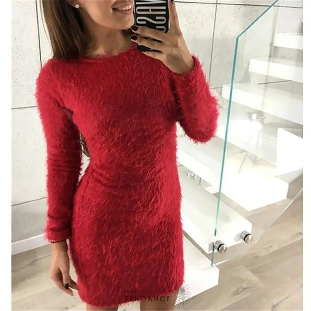 Robe-pull Douce Et Confortable | France-Tendance