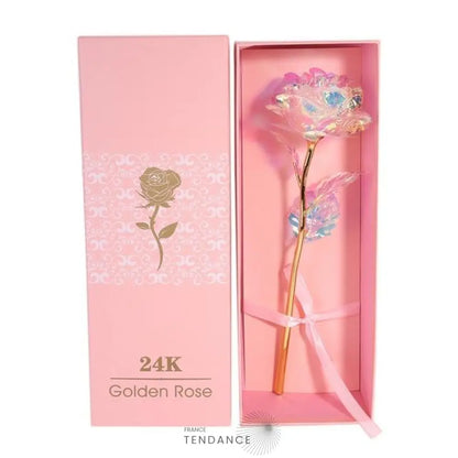 Rose Eternelle En Or 24k - édition Diamant | France-Tendance
