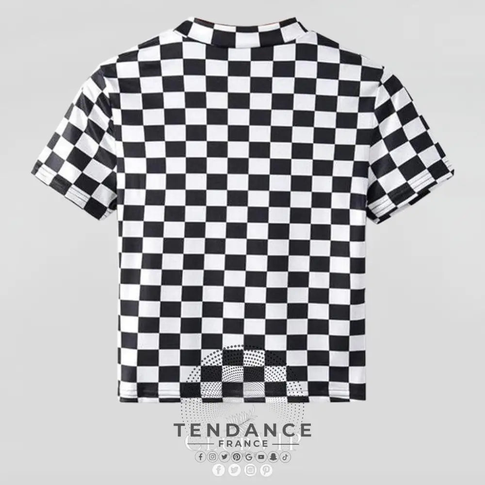 T-shirt Court B&w | France-Tendance