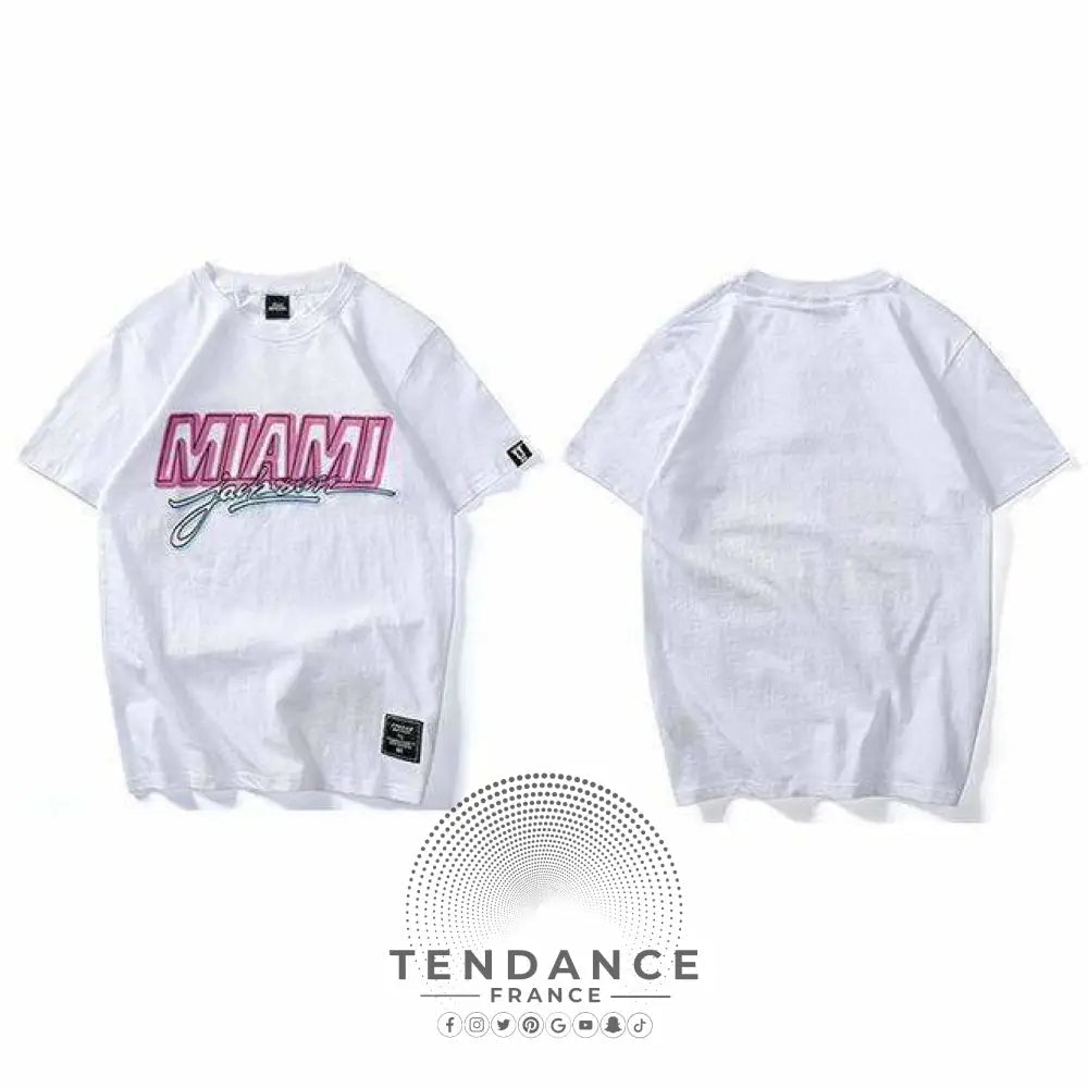 T-shirt Imprimé Miami | France-Tendance