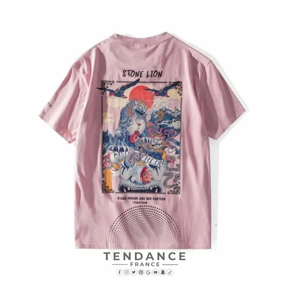 T-shirt Stone Lion | France-Tendance